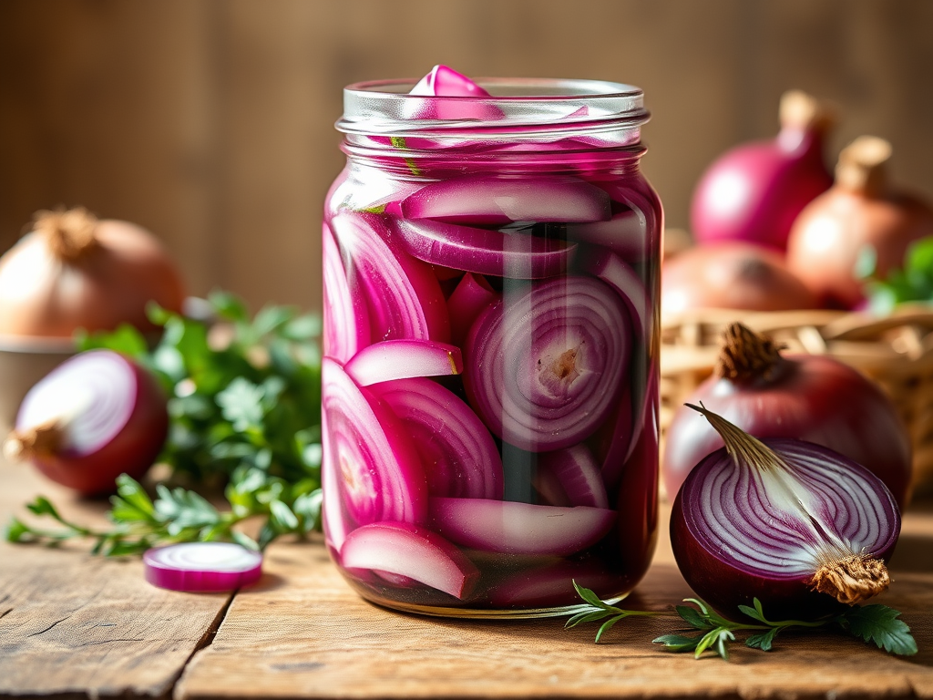 Pickled Purple Onions