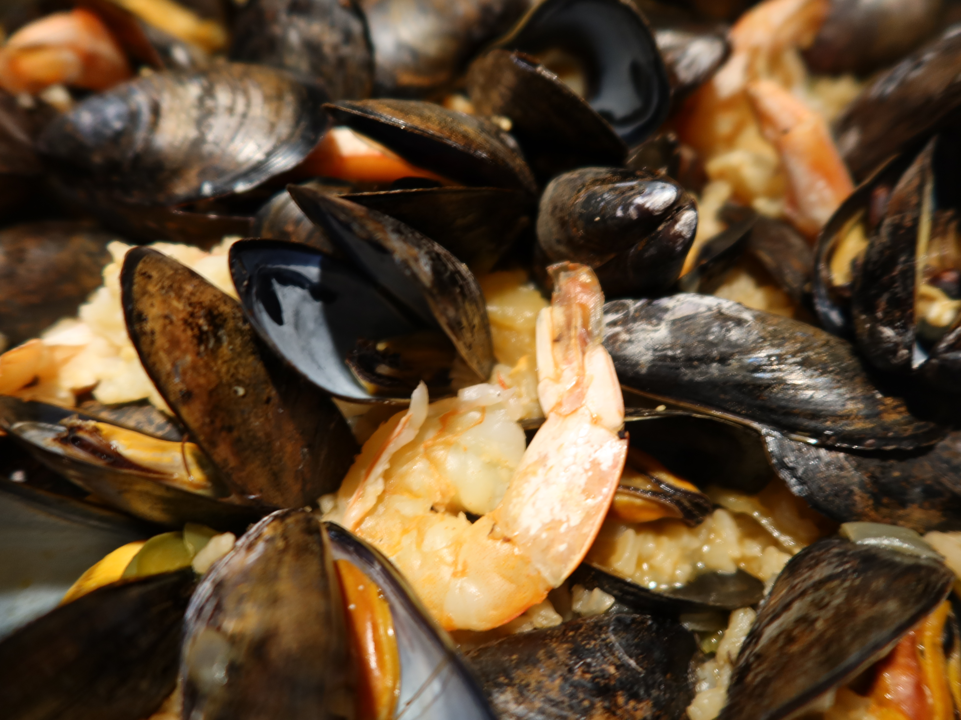 Shrimp and Mussels with Rice